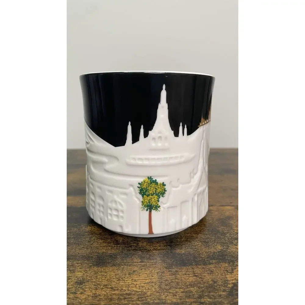 Starbucks Bangkok Relief 2014 Coffee Mug Collector Series City Skyline 16oz